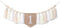 1st Birthday High Chair Banner - White Tassel Theme Banner For Girl