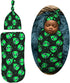 Green Alien Head Newborn Swaddle Blankets Hat Sets Soft Baby Receiving Blanket Swaddle Sack for Baby Shower Infant Boy Girl Gift by Muishi