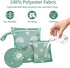 CoolaPeach 2 Pcs Wet Bags Waterproof Reusable Zippered Pocket Cloth Diaper Wet Dry Bags for Travel Beach Pool Swim
