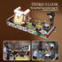 Coffee House Building Set with LED Light, 1589 PCS City Cafe Shop Block Toy for Ages 10 and Up
