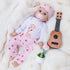 Lifelike Reborn Baby Dolls, 22 Inch Realistic Silicone Doll with Feeding Kit Toys for Toddlers 1-3