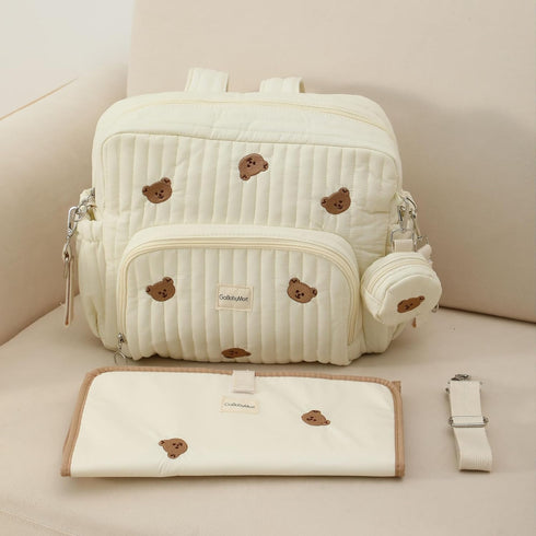Backpack, GOBABYMART Diaper Bag Medium Maternity baby bag & Changing Pad, Insulated Pockets, Stroller Straps & Pacifier
