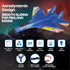 Generic 2.4Ghz 2 Su-27 RC Plane Remote Control RTF Jet- Channel Anti-Fall Aircraft - Easy to Fly Glider with Gyro