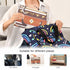 WELLDAY Western Aztec Portable Diaper Changing Pad - Waterproof Foldable Baby Diaper Changing Pad with Built-in Pillow