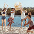 AMOR PRESENT Beach Ball, 16" Glitter Inflatable Beach Ball for Kids & Toddlers, Summer Party Favors