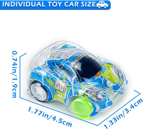 36Pcs Mini Pull Back Cars Set for Toddlers, Pull Back Racing Vehicles, Classroom Prizes, Easter Birthday Gift