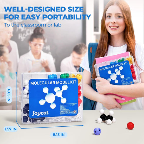 Molecular Model Kit (238pcs), Organic Chemistry Molecule Science Gifts for Ochem and Inorganic Students and Teachers