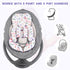 Pack Set Pea Pod of Baby Car Seat Head Support and Nursing Pillow Cover with Beautiful Buitterfly Patterns