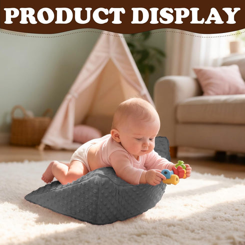 Funpkoser Tummy Time Prop for Infants | Baby Gas and Colic Relief with Memory Foam Support | for Neck, Shoulder & Body