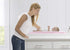 Contoured Pink Changing Pad with Plush Cover by Serta Perfect Sleeper