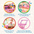 Set 3+ Battat Play Circle Shopping Cart & Grocery for Kids Toy Food Play Kitchen Pretend Play Years