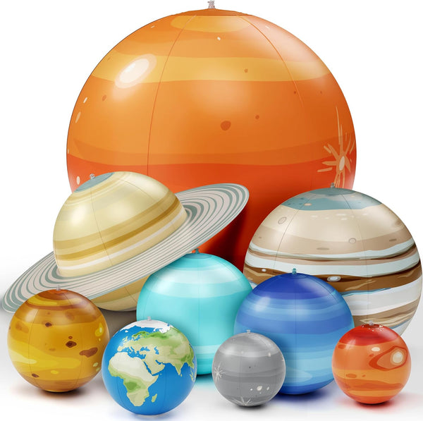 Dan&Darci Inflatable Solar System Planets for Kids - Science Toys - Boys