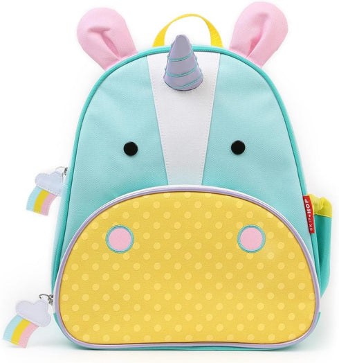 Backpack, 3-4, Skip Hop Toddler Zoo Preschool Ages Unicorn
