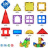 MAGBLOCK Magnet Toys, Kids Magnetic Building Tiles 100 Pcs, 3D Magnetic Blocks, Educational Toys for Toddlers Boys and