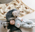 2 47"x 47" Little Jump Layers Muslin Cotton Baby Blankets - Teddy Bear Toddler Quilt Crib Blanket - Gender Neutral Crib