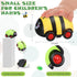 6 Pieces Animals Pull Back Cars - Friction Powered Vehicle Playset Toys for Kids (Vivid Style)