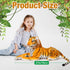 27 Inch Syhood Large Tiger Stuffed Animal Plush Giant Tiger Toy, Suitable for Birthday Gifts