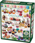 Cobble Hill 1000 Piece Puzzle - Cupcake Time - Includes Sample Poster