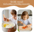 IHFAIO Set 8 Sets Kids Knife for Real Cooking, PCs Kids Cooking for Little Chef, Nature Wood Utensil