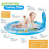 Tummy 31.5"31.5" 3-12 Time Mat Extra Large for Months Baby, Inflatable Water Playmat with Mirror, Teethers, Rattles