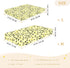 miaozhen 1 Pack 52x28 Cotton Baby Crib Sheets Soft Stretchy Ghothic Leopard Pastel Yellow Crib Mattress Sheet