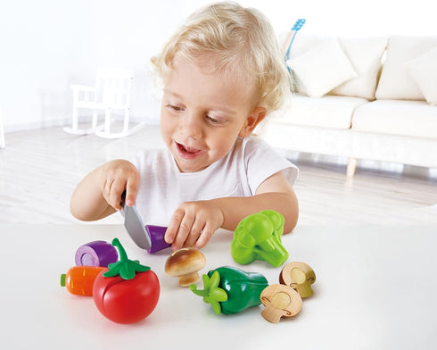 3+ Hape Garden Vegetables | Wooden Cooking Accessories for Kids, Pretend Play Food, Assortment of Ingredients