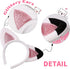 Creatoy Cat Ears Headbands for Kids Toddler Halloween Headband Glitter Hairband Accessories Birthday Party Supplies