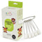 50 PCS Stainless Steel Diaper Pins with Plastic Safety Lock, Large Nappy Pins, 5.5cm x 1.1cm for Baby Cloth Diapers