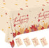 Gatherfun Maple Leaves Waterproof Plastic Tablecloths, Disposable Covers for Fall Parties, 4PCS 54x108 Inch