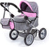Bayer Trendy Doll Pram Stroller for Girls, Adjustable Handle, Carriage with Bag,