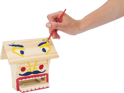 Toysmith DIY Kids Art Craft Outdoor Bird Kit, Beetle & Bee Build A Bird Buffet, Educational Kit for Kids