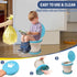 SunnySmile Travel Potty for Toddler, Portable and Foldable Toilet, Apply to Seat Emergency Toilet for Car, Camping