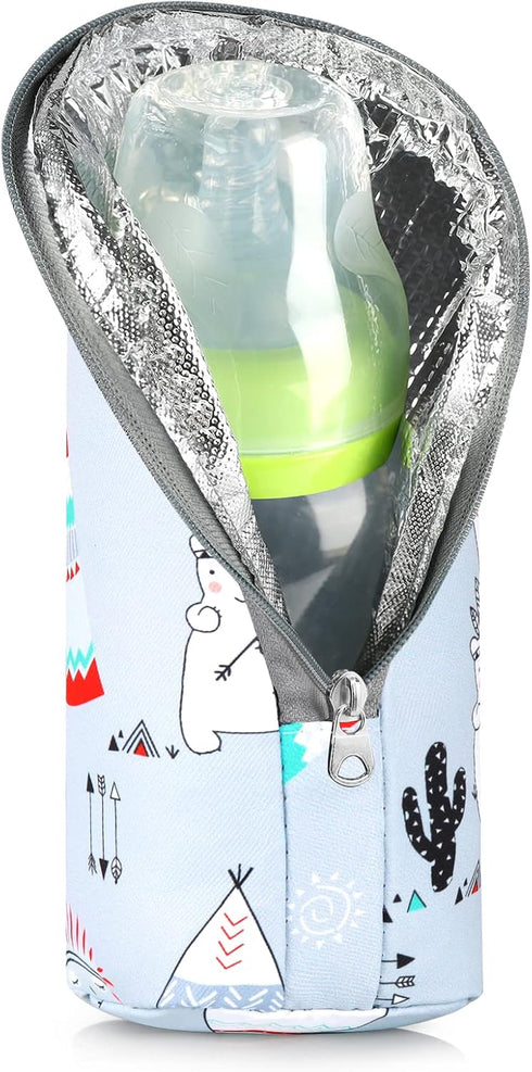Accmor Baby Bottle Tote Bags, Insulated Breastmilk Cooler Bag, Nursing Bottle Warmer