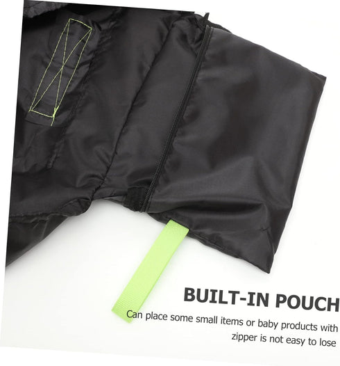Double Stroller Bag for Airplane Travel Large Capacity Stroller Storage Bag with Shoulder Straps Sturdy Fabric for Easy