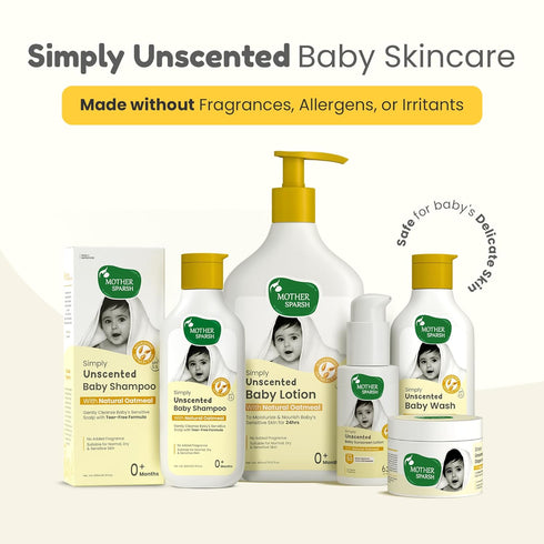 Mother Sparsh 50 Unscented Mineral Baby Sunscreen SPF - Safe Sun Protection by