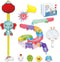 taseyok Toddler Bath Toys, Baby Bathtub Toys with Elephant Shower Sprays and Slide