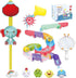 taseyok Toddler Bath Toys, Baby Bathtub Toys with Elephant Shower Sprays and Slide