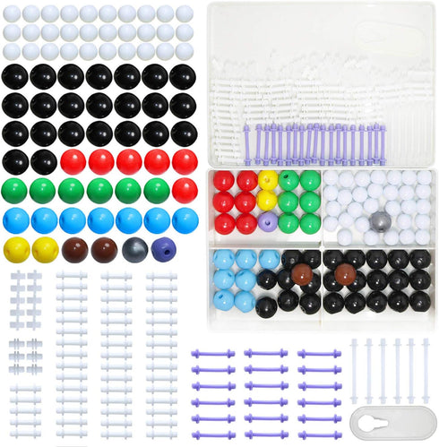Chemistry Molecular Model Kit, Student or Teacher Set for Organic and Inorganic Chemistry Learning, 190 PACK