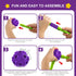Fort Building Kit for Kids, STEM Construction Toys, Educational Gift for Boys and Girls Age 3-12, 140 Pcs, Purple