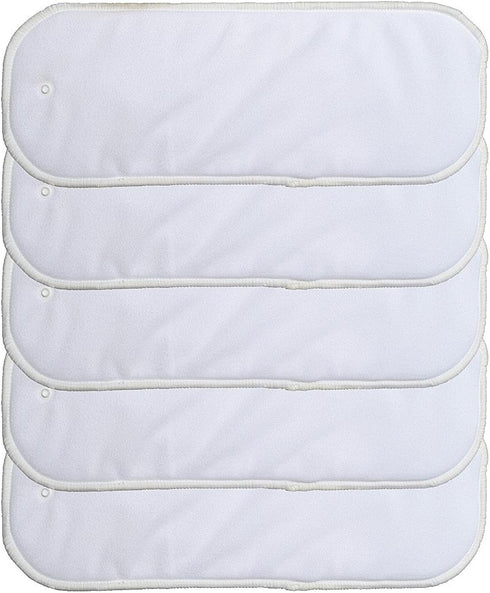 Hibaby 10 Pack Insert with Snap for Cloth Diaper Covers (10 Pack Insert