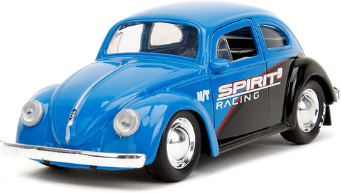 Punch Buggy 1:32 Scale 1959 Volkswagen Beetle Die-cast Car with Mini Gloves Accessory in Blue