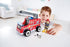 Playset| Hape Fire Truck Wooden Fire Engine Toy with Action Figure & Rescue Dog