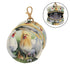YETTASBIN Rooster Portable Pacifier Holder Case with Metal Hook Buckle & Zipper for Diaper Bag and Stroller, Versatile