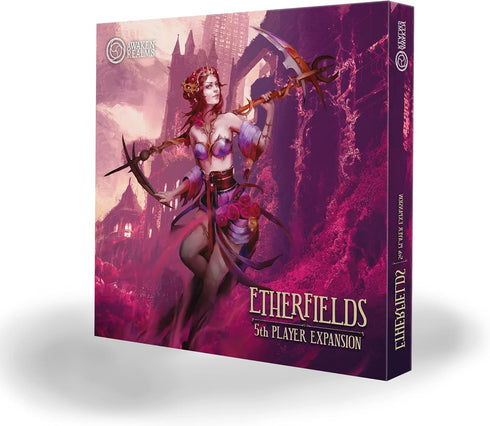 Awaken Realms Etherfields Board Game 5th Player Expansion | Fantasy Strategy Game | Cooperative Narrative Adventure Game for Adults | Ages 14+ | 1-5 Players | Avg. Playtime 90-180 Mins | Made