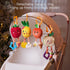 OR OR TU Baby Toys for 3 6 9 12 Months, Hanging Fruit Rattles, Infant Newborn Stroller Mobile Toys, Plush Wind Chime