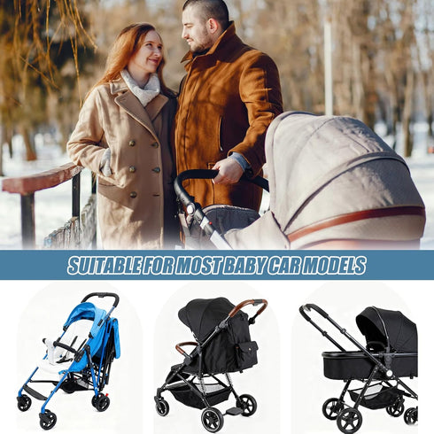 Ksheria Winter Stroller Gloves, Hand Muff for Cold Weather, Universal Ultra-Plush Winter Stroller Mittens for Baby