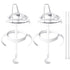 Generic 2Pack Sippy Cup Conversion Kit Compatible with Philips Avent Baby Bottle, Transition