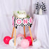1st JOYMEMO Fast One Birthday High Chair Banner - Pink Black Race Car Birthday Party Decorations, Girl, One Year Old