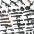 WW2 Pack Set Feleph Military Weapons Toy Building for Soldier Figures Bricks Model Army Equipment Gear Piece Kit