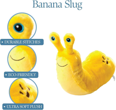16 inches The Petting Zoo Banana Slug Stuffed Animal Plushie, Gifts for Kids, Wild Onez Wildlife Animals, Slug Plush